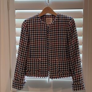 Red blue snd cream wool Brooks bothers jacket,